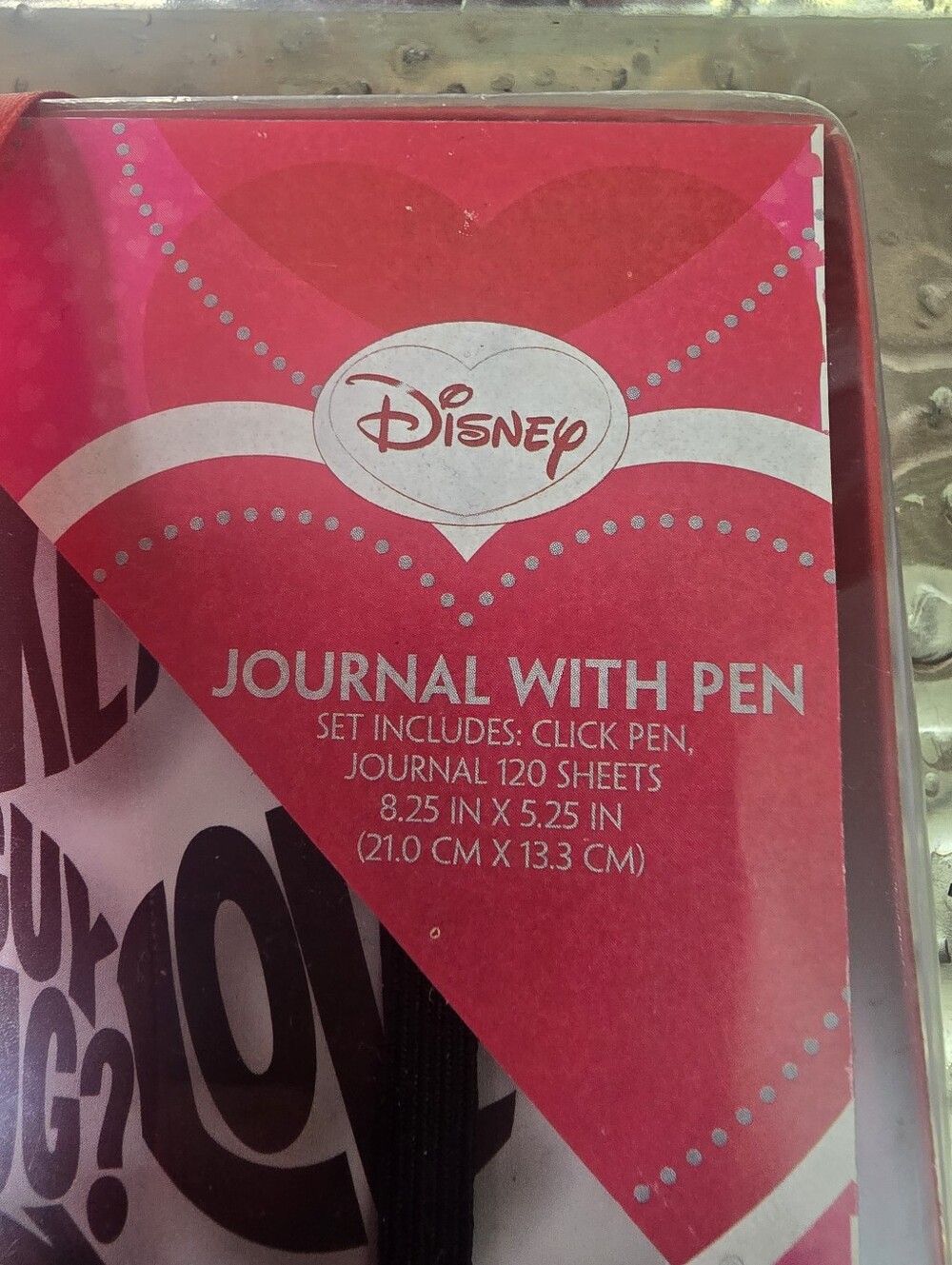 Disney White & Red Gift Journal Set with Gold Accents, NWT - Picture 3 of 3